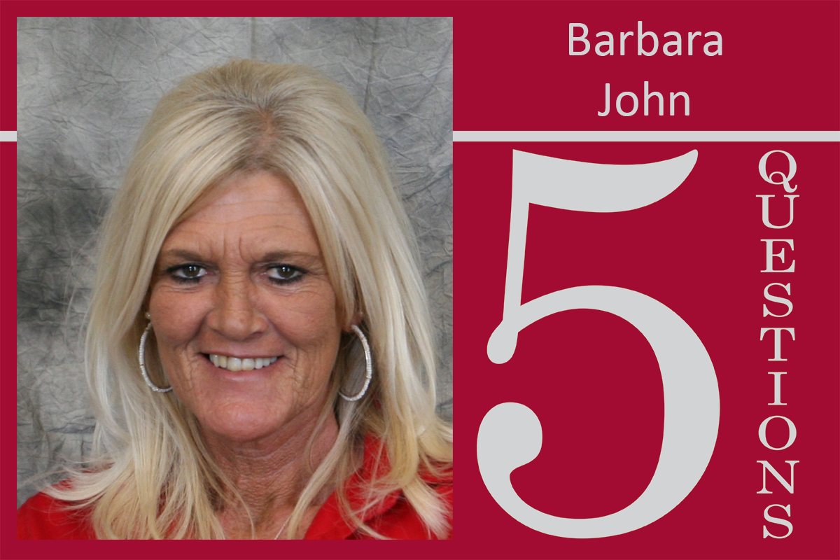 5 Questions: Barbara John, Coordinator for Building Services