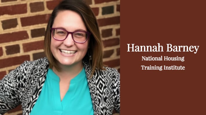 Hannah Barney National Housing Training Institute Bound Hous News